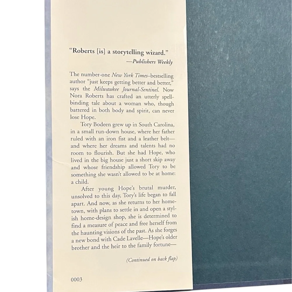 Nora Robert’s Carolina Moon Hardback Book